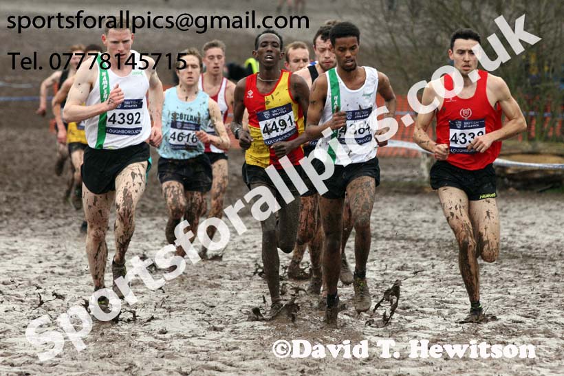 Senior mens 2018 British Inter Counties Cross Country Champs., Prestwold Hall, Loughborough. Photo: David T. Hewitson/Sports for All Pics
